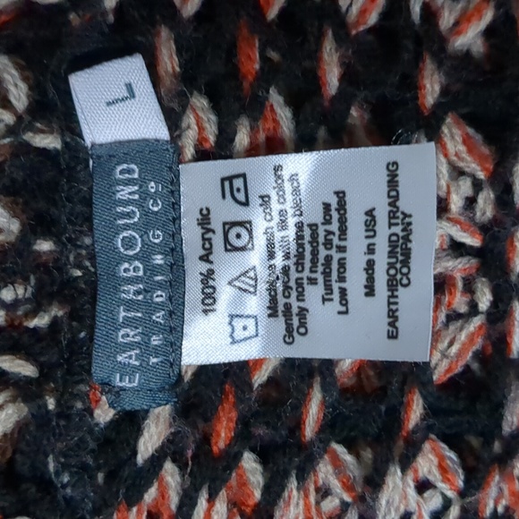 EARTHBOUND* crochet, long sleeve hooded sweater - Picture 7 of 9